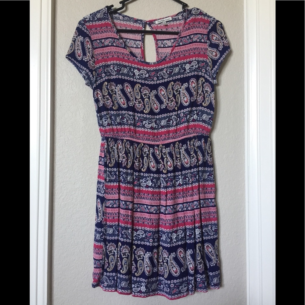 Multicolored swing dress